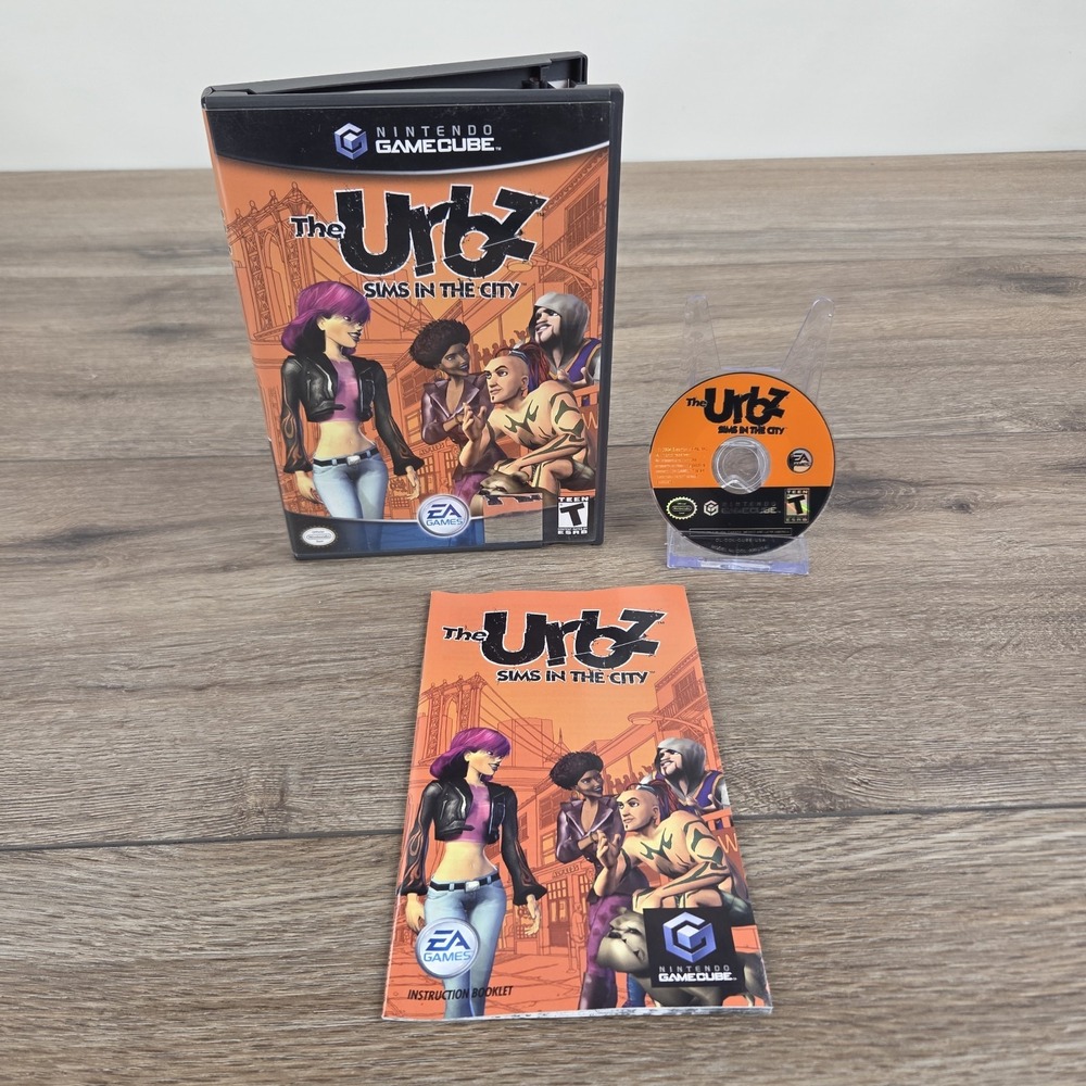Urbz: Sims in the City (Nintendo GameCube, 2004) CIB Tested Clean